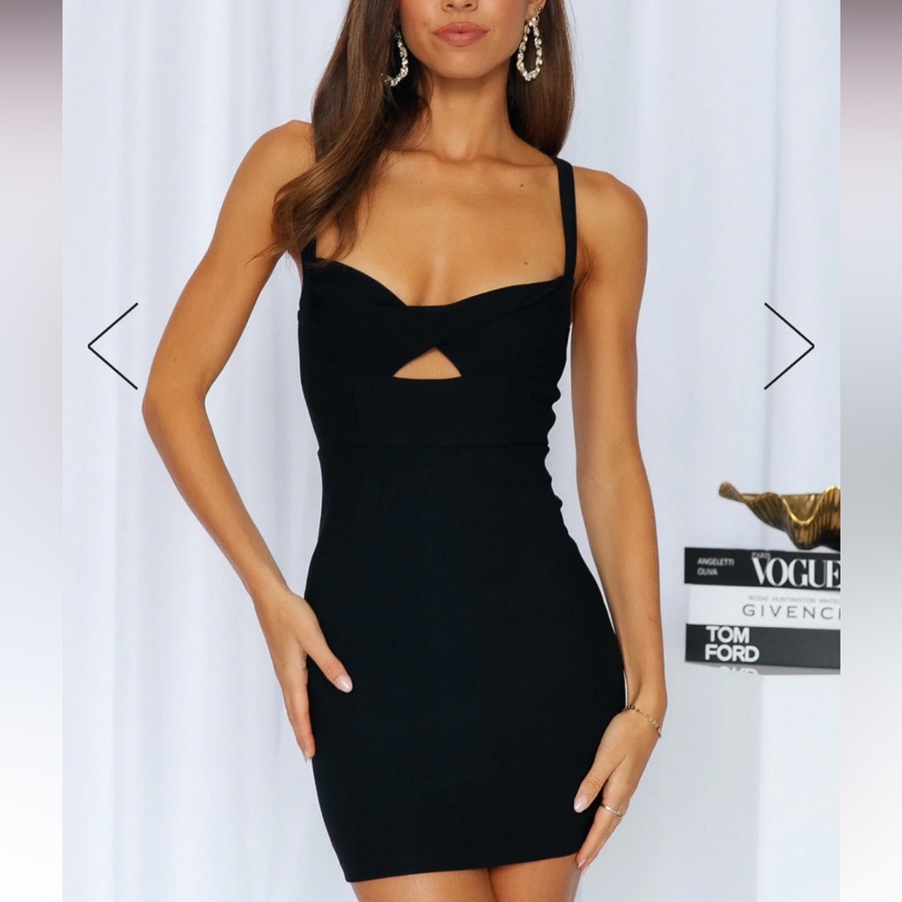 NEW WITH TAGS: Hello Molly “Sparkling Night Dress” Black XS